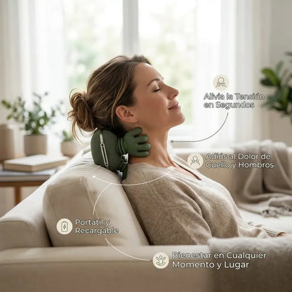 Masajeador Cervical Inalámbrico en Forma de Manitos
