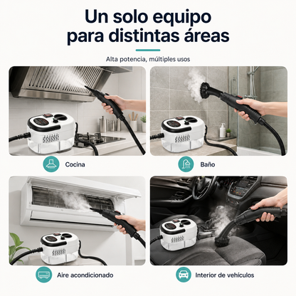 Limpiador a Vapor de Alta Potencia 2500W