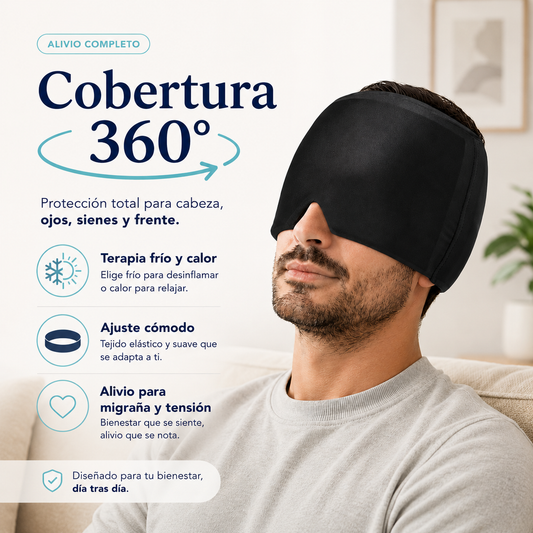 Gorro de Gel para Migraña con Cobertura 360°