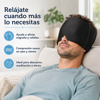 Gorro de Gel para Migraña con Cobertura 360°