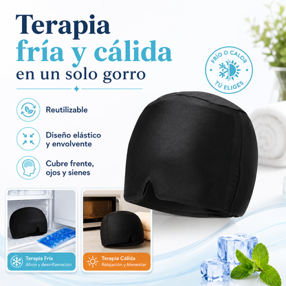 Gorro de Gel para Migraña con Cobertura 360°