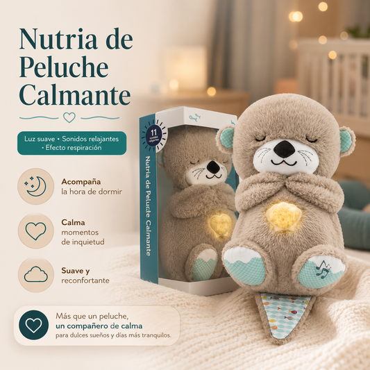 Nutria de Peluche Calmante