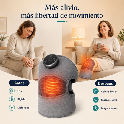 Rodillera Térmica con Calor y Masaje