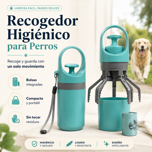 Recogedor Portatil Excremento Mascotas