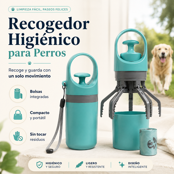 Recogedor Portatil Excremento Mascotas