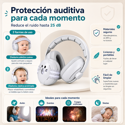 Auriculares Antirruido para Bebés