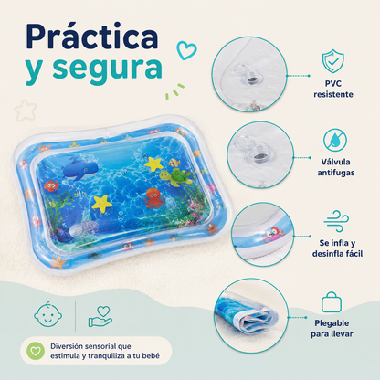 Alfombra Sensorial Acuática para Bebés