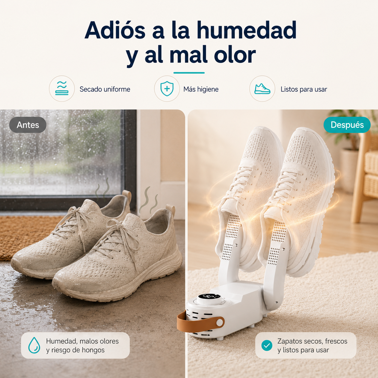 Secador de Zapatos Eléctrico Portátil
