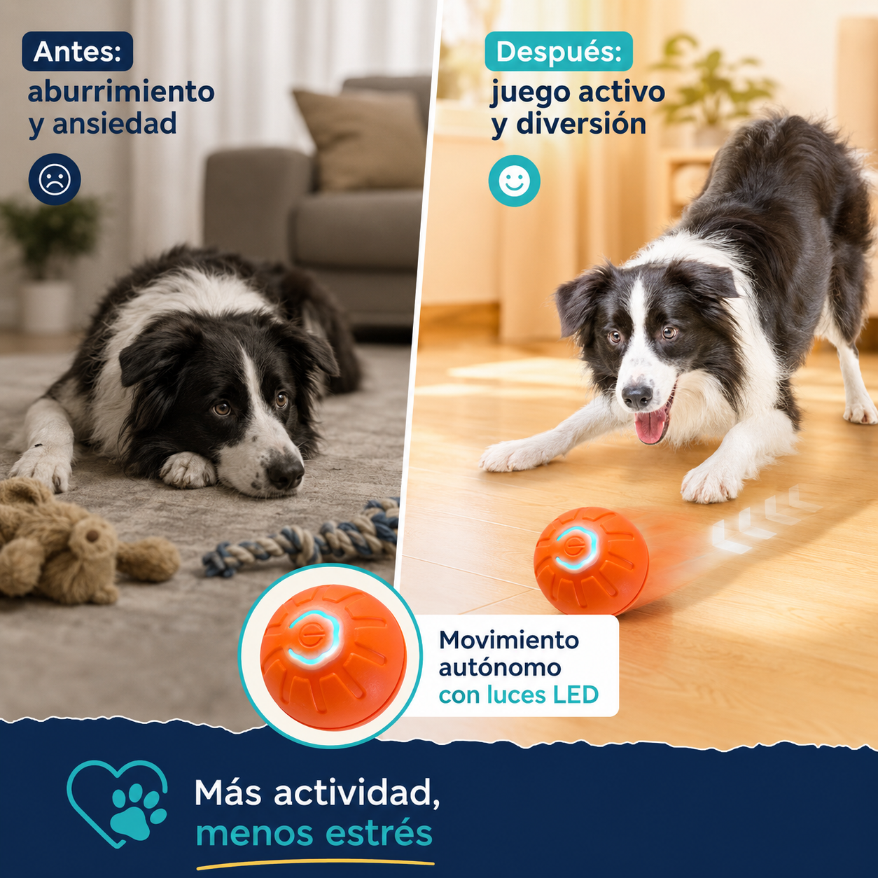 Pelota Inteligente para Mascotas