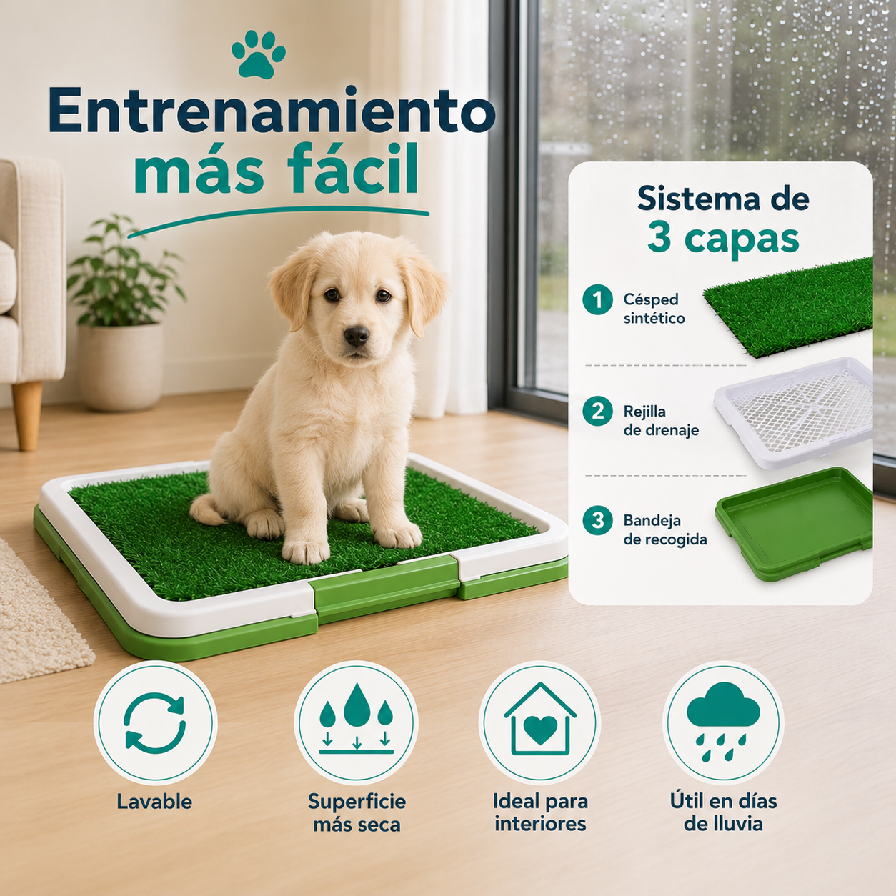 Baño Portátil para Mascotas
