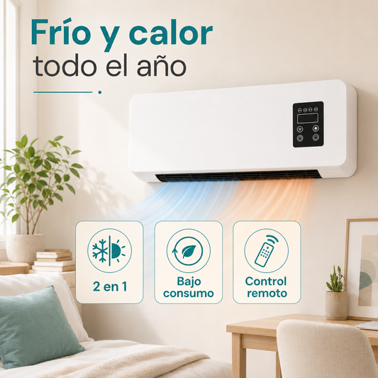 Mini Aire Acondicionado 2 en 1 Frío/Calor